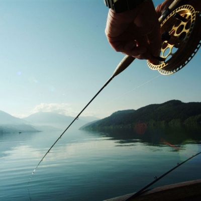 Fishing at Lake Millstatt